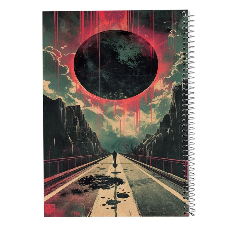 دفتر ژورنال نویسی 50 برگ مدوپد مدل نقطه ای طرح ماه کد DF15502