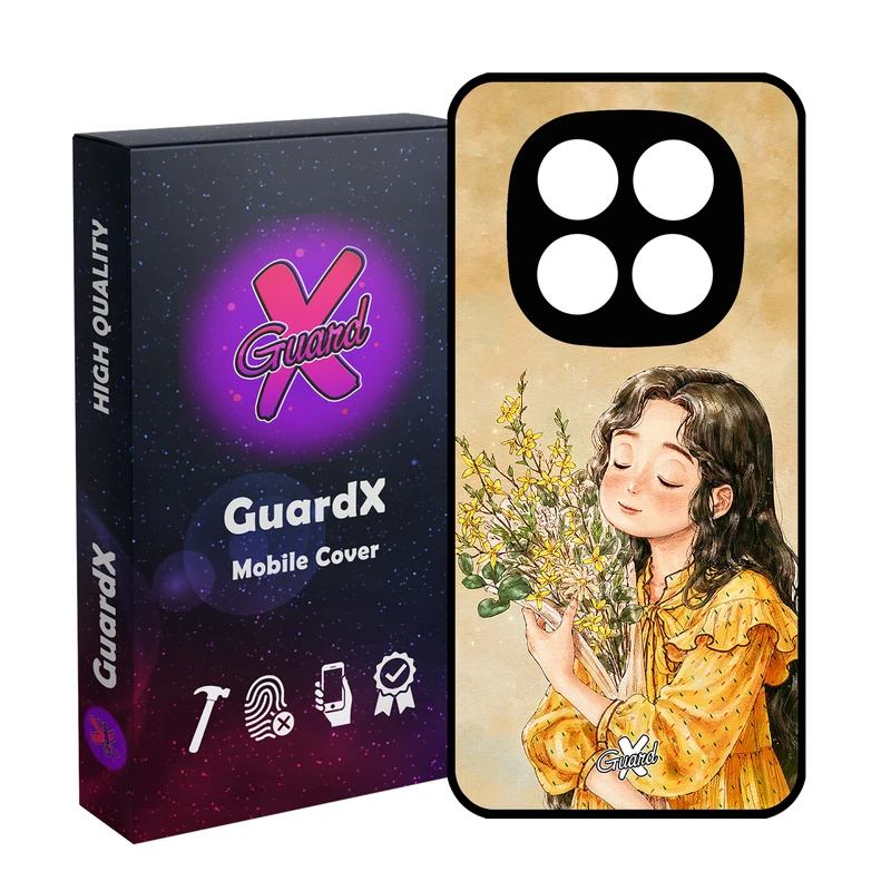 کاور گارد ایکس طرح دختر مدل 10232 مناسب برای گوشی موبایل شیائومی Redmi Note 14 Pro 4G