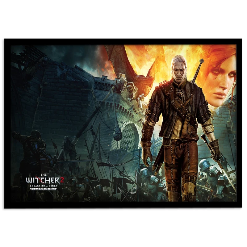 تابلو نوری بکلیت طرح بازی گیم نت The Witcher مدل چراغدار B-s1443