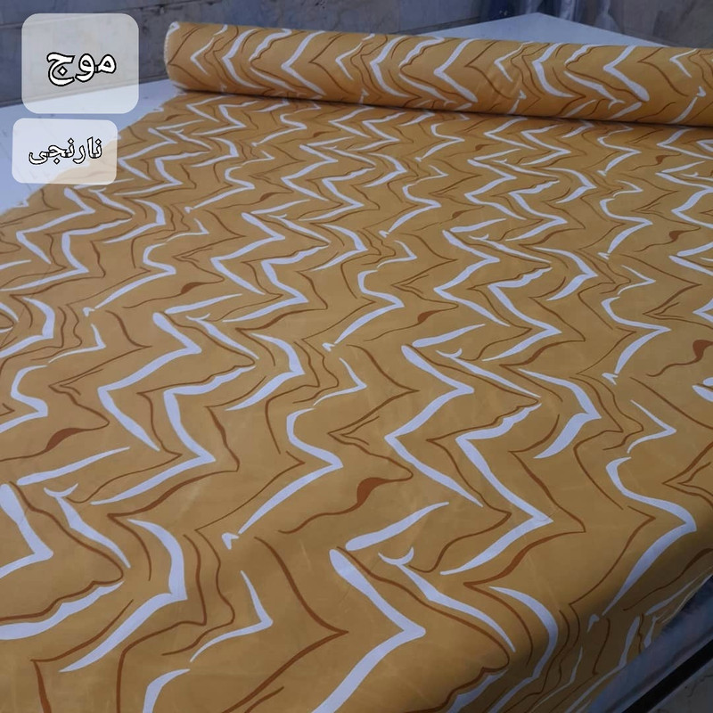 سرویس ملحفه مدل موج niki05.25 کد 160 دو نفره سه تکه