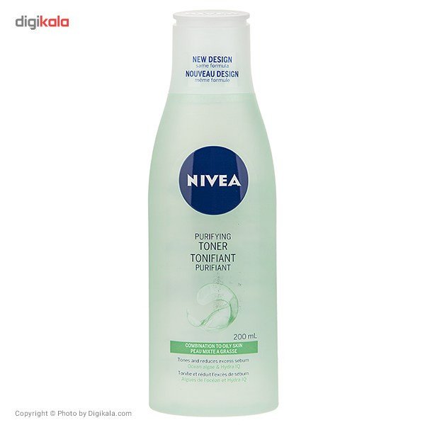تونر پاک کننده نیوآ مدل Purifying Toner مخصوص پوست چرب حجم 200 میلی لیتر