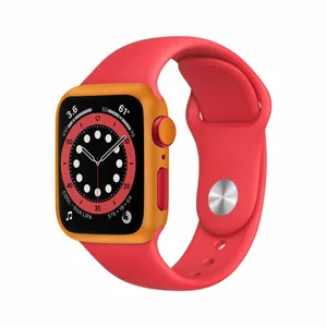 MAHOOT Matte-Orange Cover Sticker for Apple Watch Watch 6 44mm