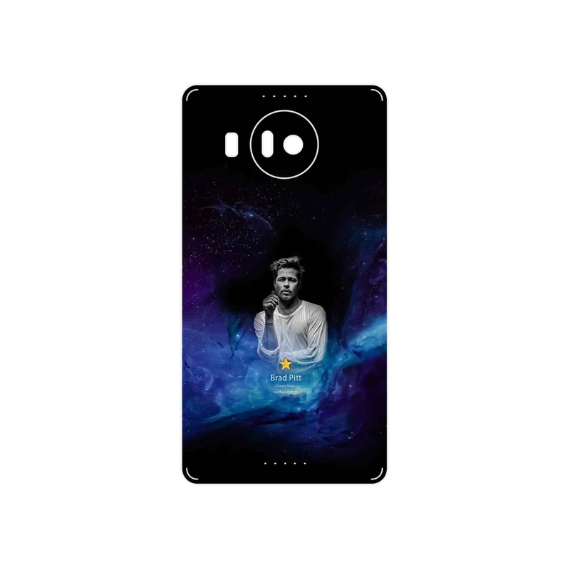 برچسب پوششی ماهوت مدل Brad Pitt مناسب برای گوشی موبایل مایکروسافت Lumia 950 XL