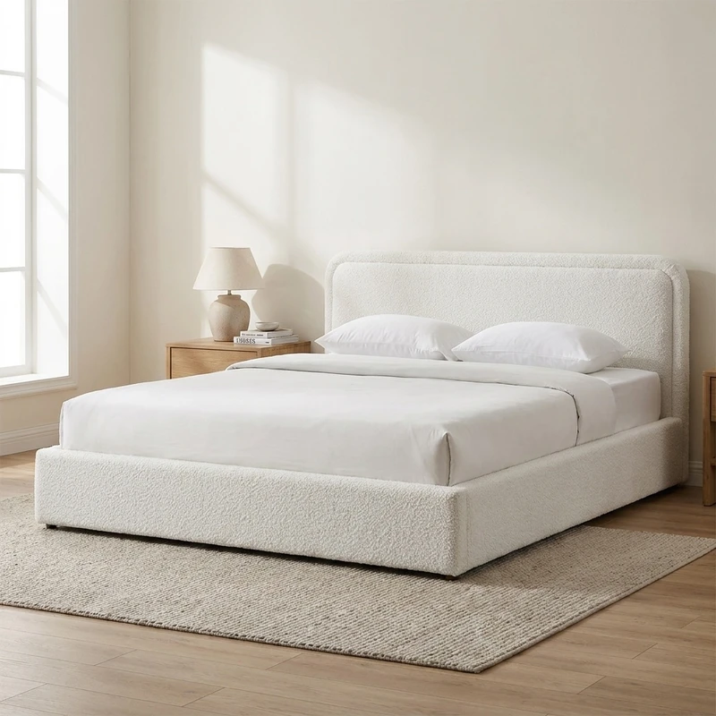 تخت خواب دونفره سایز 160 مدل تدی VD-TT03