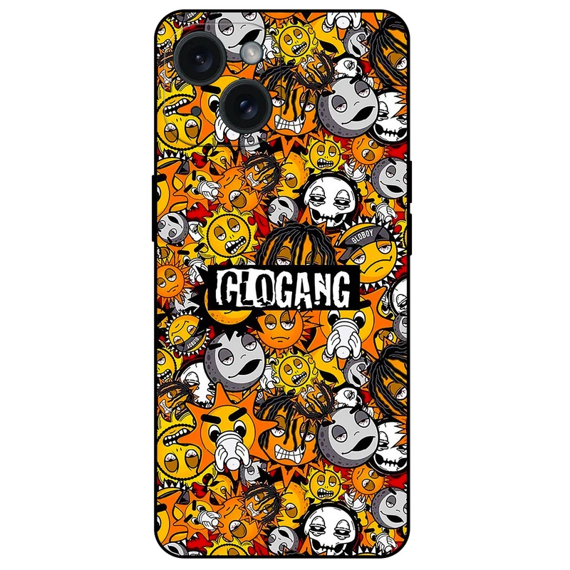 کاور مگافون طرح شکلک مدل 8243 مناسب برای گوشی موبایل اپل iPhone 15 Plus  