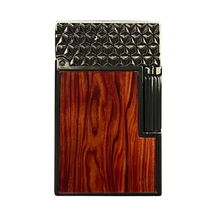 فندک گازی مدل سنگ بغل طرح چوب کد DKD-2249