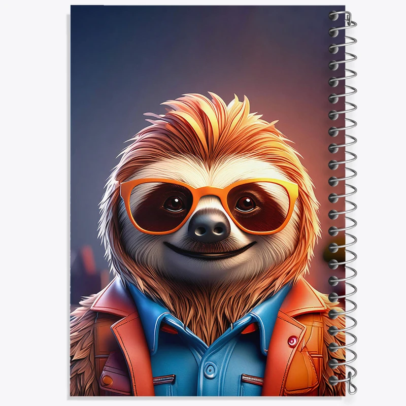 دفتر لیست خرید 50 برگ خندالو طرح تنبل بامزه کد N1237