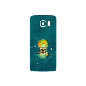MAHOOT Collage of Earth Face Cover Sticker for Samsung Galaxy S6