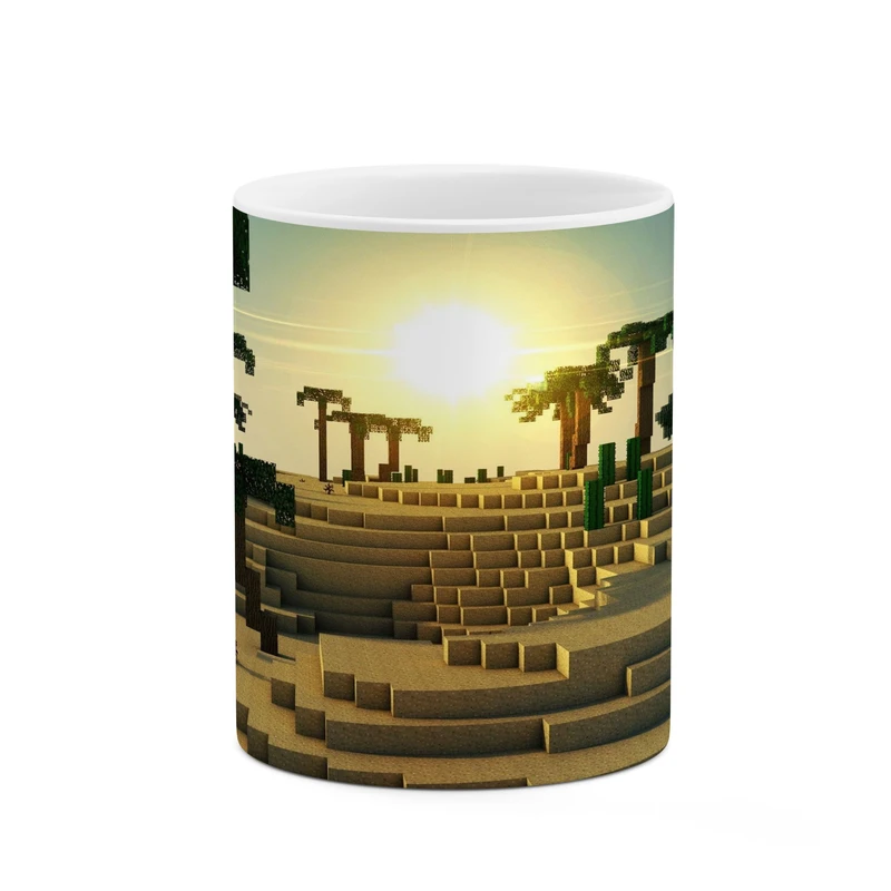 ماگ کاکتی طرح ماینکرافت minecraft مدل mgh41594