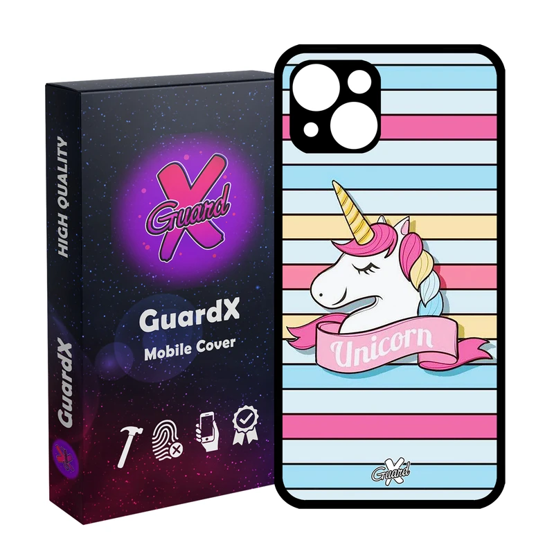 کاور گارد ایکس طرح Unicorn مدل Glass10018 مناسب برای گوشی موبایل اپل iPhone 13