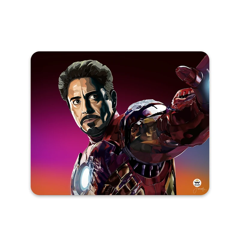 ماوس پد شادیت مدل Iron Man کد724 سایز 24*19 سانتی متر