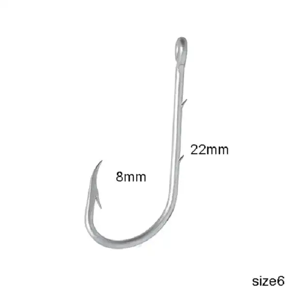 قلاب ماهیگیری مدل SZ06 سایز 6 بسته 10 عددی