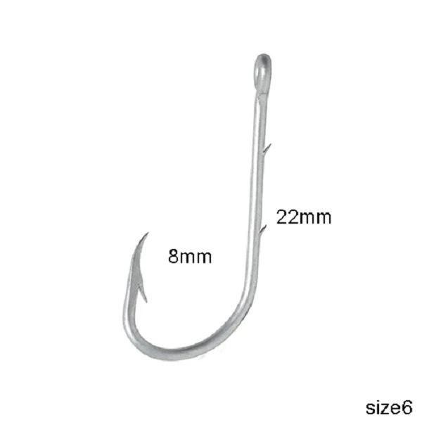 عکس شماره 2 : قلاب ماهیگیری مدل sz06 سایز 6 بسته 10 عددی