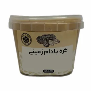 کره بادام زمینی طبیعی - 450 گرم