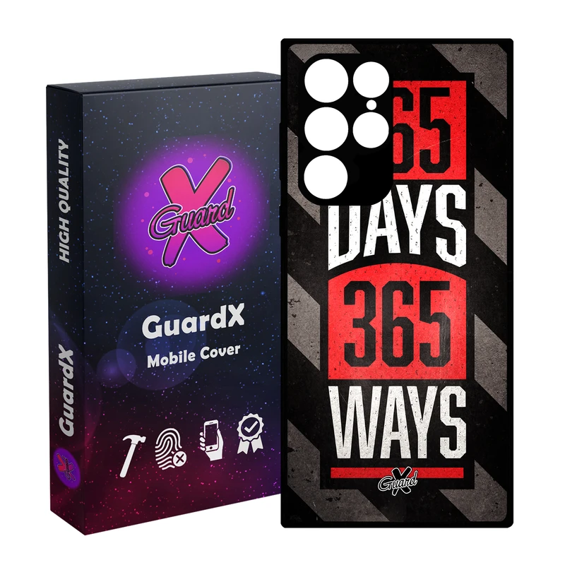 کاور گارد ایکس طرح Text مدل Glass10156 مناسب برای گوشی موبایل سامسونگ Galaxy S23 Ultra