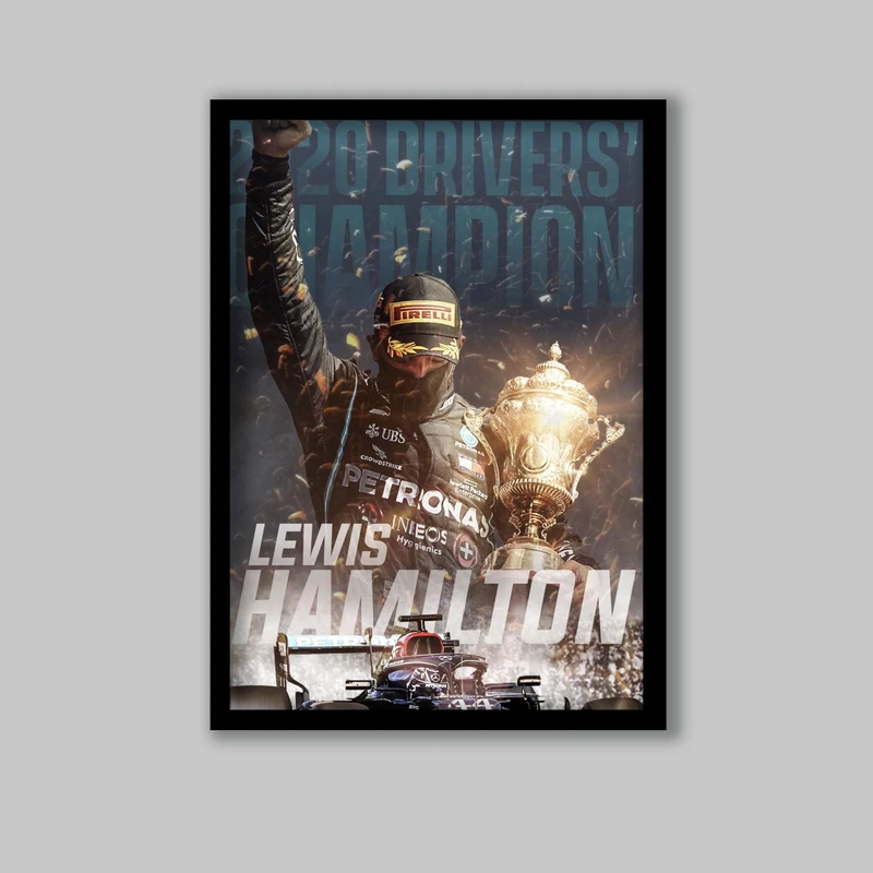 تابلو لیلیان طرح فرمول یک لوئیس همیلتون کد LA-G11477-2