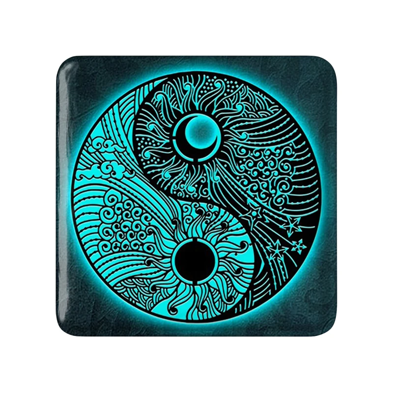 پیکسل خندالو طرح یین و یانگ مدل مربعی کد 30509