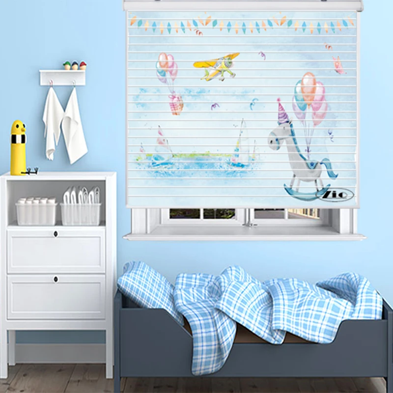 پرده زبرا زیو مدل سیلوئت K3089 سایز 150x150 سانتی متر