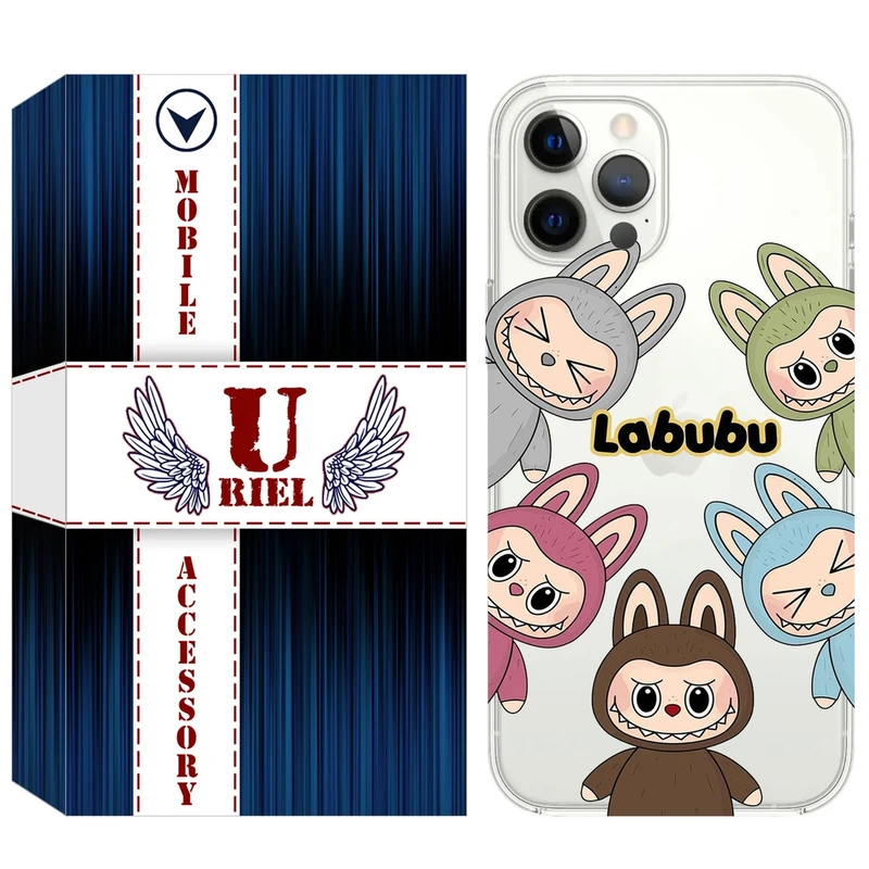 کاور یوریل مدل Clear کد 102 طرح لبوبو مناسب برای گوشی موبایل اپل iPhone 13 Pro