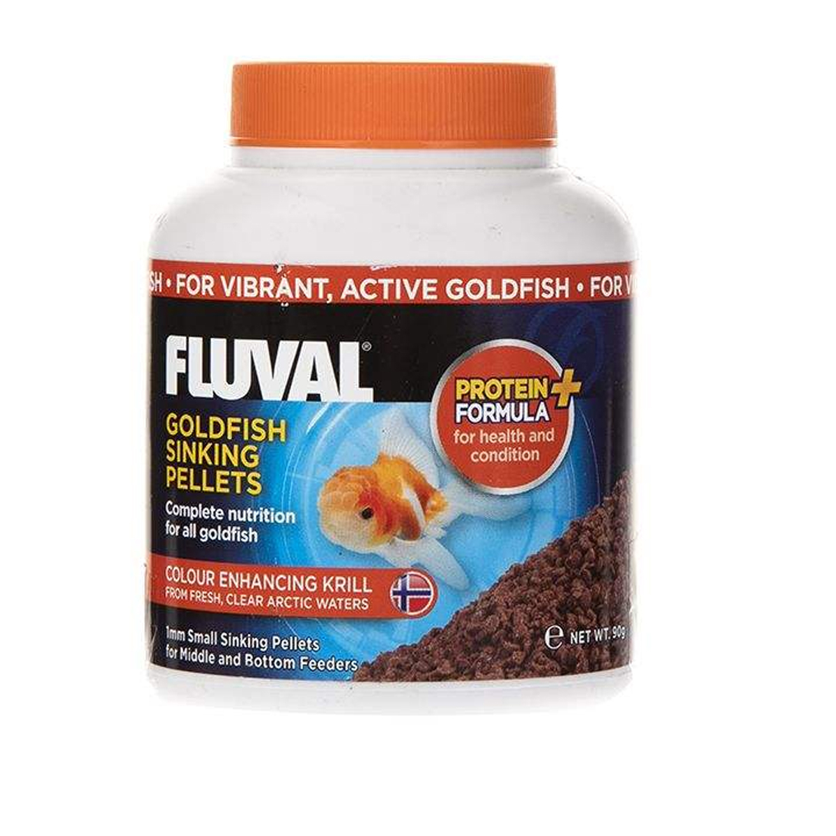 غذای گلدفیش فلوال مدل fluval goldfish sinking pellets  کد 979745 وزن 90 گرم