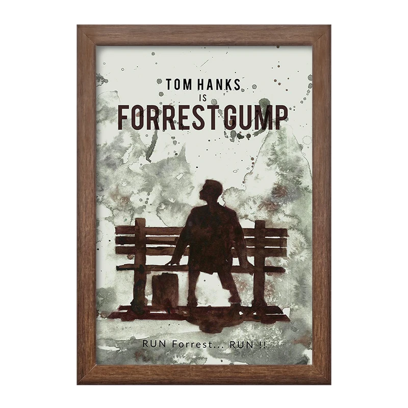 تابلو خندالو طرح فارست گامپ (Forrest Gump) کد F11343