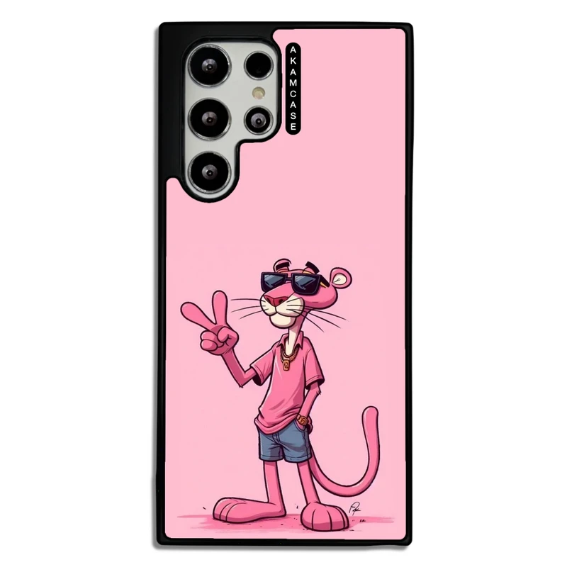 کاور آکام مدل AMC-WSGS22U-PINK PANTHER10 مناسب برای گوشی موبایل سامسونگ Galaxy S22 Ultra