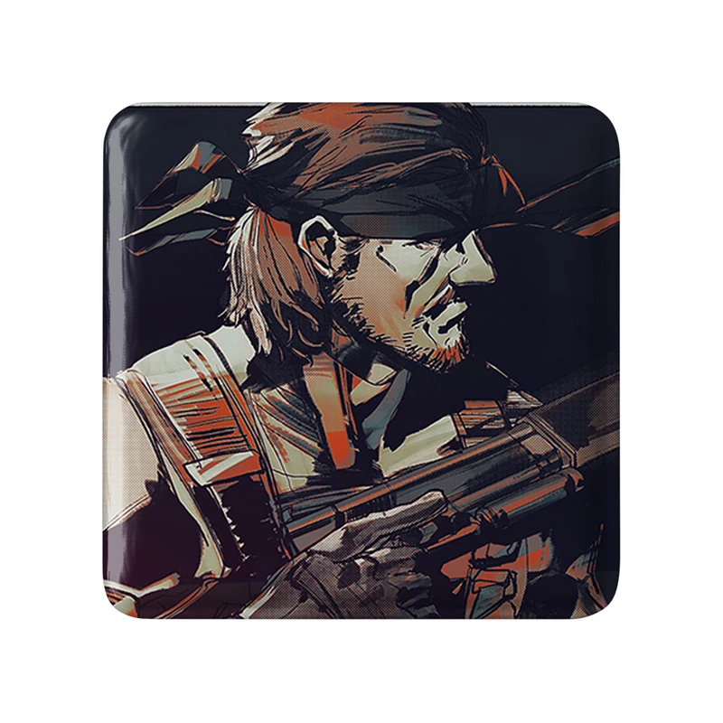 مگنت خندالو طرح بازی متال گیر (Metal Gear) مدل مربعی کد 33129