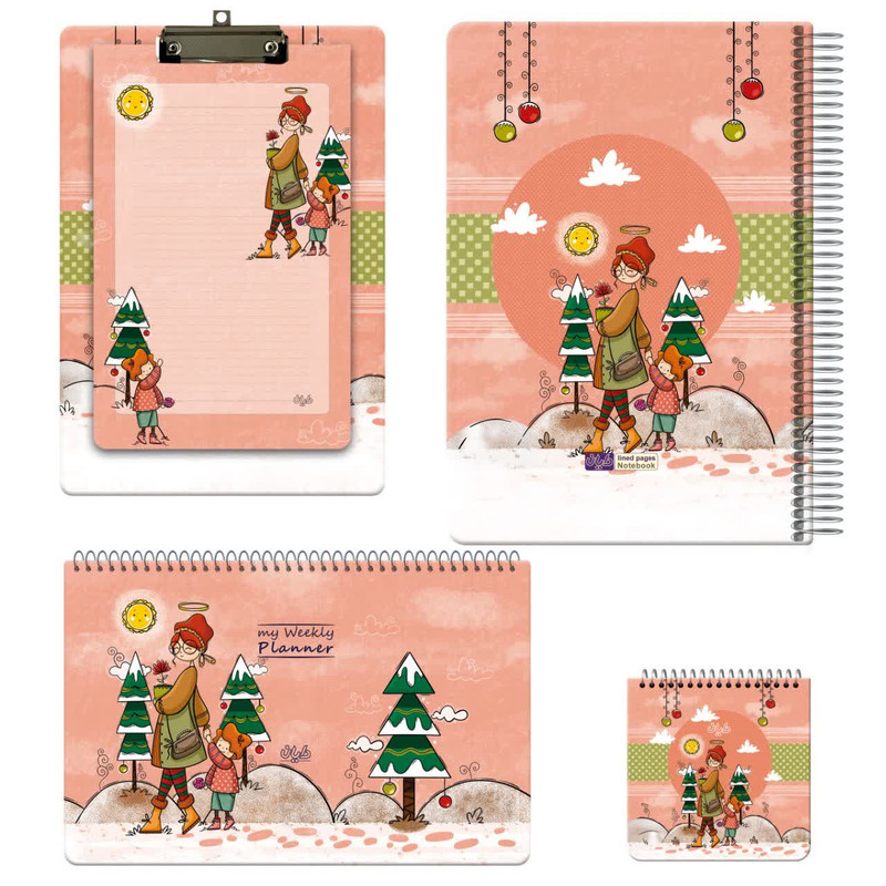 بسته لوازم تحریر دایان مدل آنجل کد 3 بسته 4 عددی