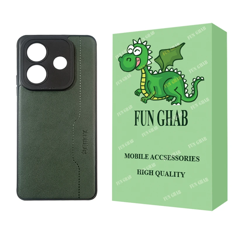 کاور فان قاب مدل چرم مناسب برای گوشی موبایل شیائومی Redmi Note 14 5G