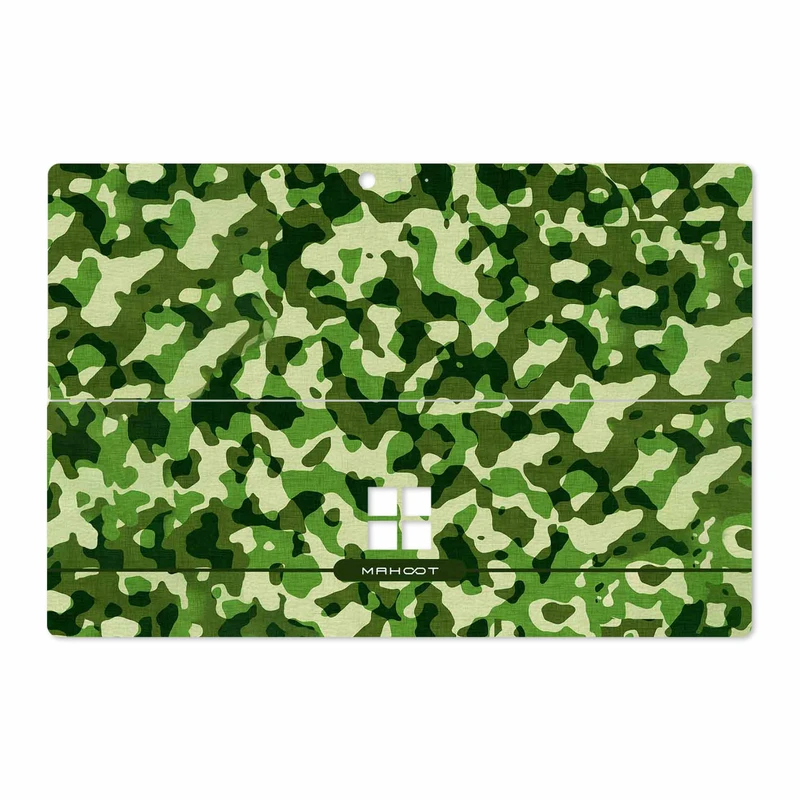 برچسب پوششی ماهوت مدل Army-Green-2 مناسب برای تبلت مایکروسافت Surface Pro 4 2015