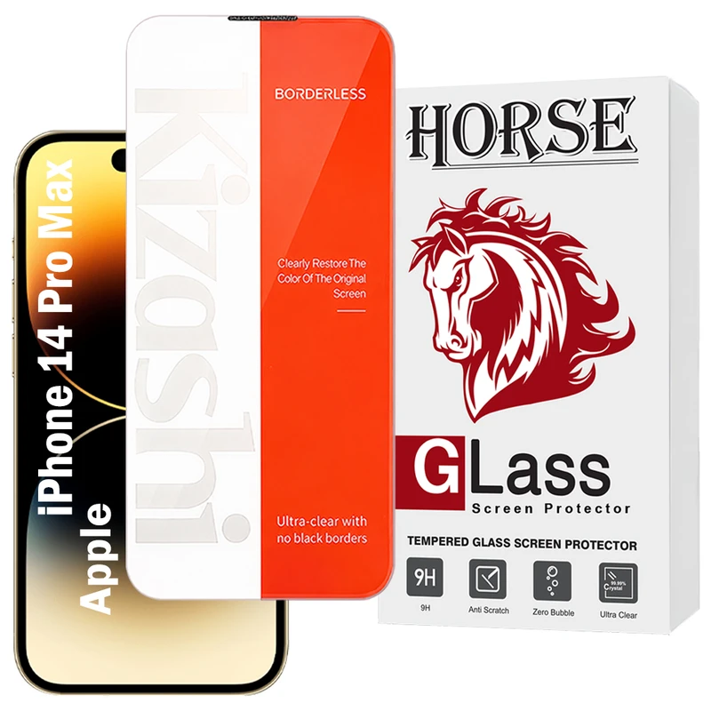 محافظ صفحه نمایش هورس مدل KIZNOSTH مناسب برای گوشی موبایل اپل iPhone 14 Pro Max