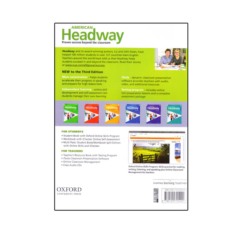 کتاب American Headway Starter Third Edition اثر John And Liz Soars انتشارات سپاهان