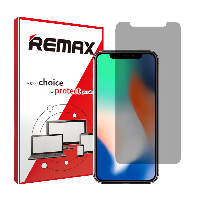محافظ صفحه نمایش حریم شخصی ریمکس مدل HyPRV مناسب برای گوشی موبایل اپل iPhone X