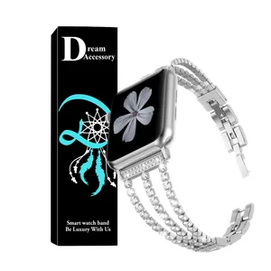 بند دریم مدل Diamond مناسب برای اپل واچ سری 3 42 میلیمتری