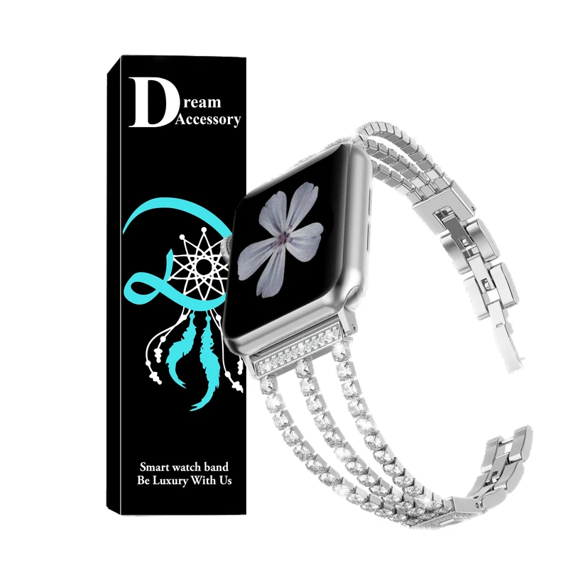 بند دریم مدل Diamond مناسب برای اپل واچ سری 42/44/45 میلی متری