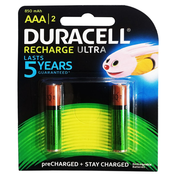 باتری نیم قلمی قابل شارژ دوراسل مدل D-04 بسته دو عددی