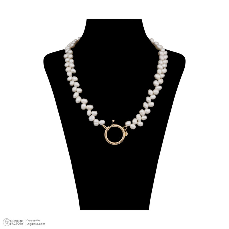 گردنبند طلا 18 عیار زنانه گالری شیدا مجد مدل قفل مدبر گندمی گردنبند طلا 18 عیار زنانه گالری شیدا مجد مدل قفل مدبر گندمی