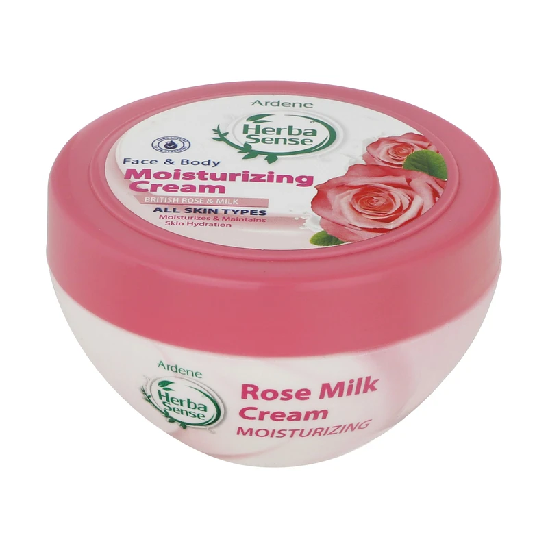 کرم مرطوب کننده آردن هرباسنس مدل British Rose & Milk وزن 150 گرم