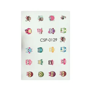 لنز ناخن مدل جغد کد 129