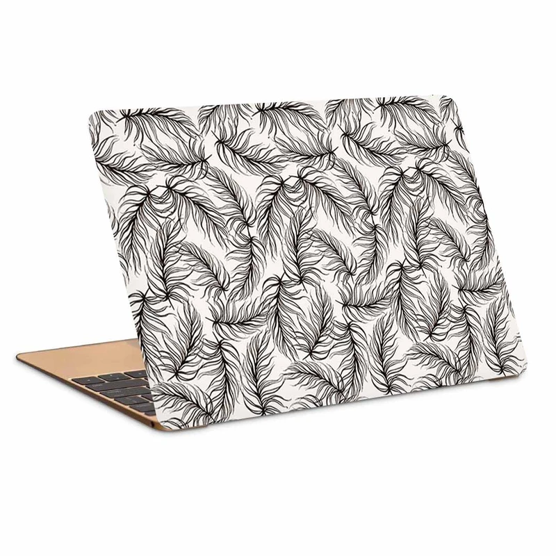 استیکر لپ تاپ طرح Feathers کد KS-04 مناسب برای لپ تاپ 15.6 اینچ