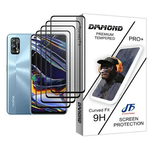 JF Diamond Glass MIX004 Screen Protector For Realme 7 Pro Pack Of 4