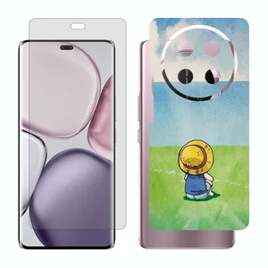 Glass Together model transparent screen protector suitable for Honor X9c mobile phone with back cover sticker