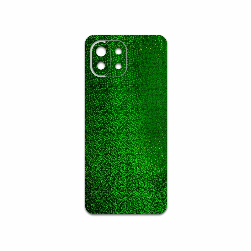 برچسب پوششی ماهوت مدل Green-Holographic مناسب برای گوشی موبایل شیائومی MI 11 LITE