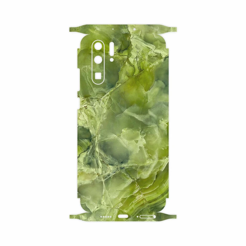 برچسب پوششی ماهوت مدل Green Crystal Marble-FullSkin مناسب برای گوشی موبایل هوآوی P30 Pro