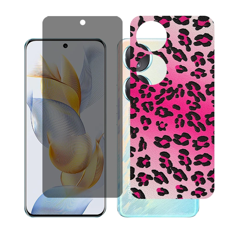 محافظ صفحه نمایش حریم شخصی گلس مدل Together مناسب برای گوشی موبایل آنر 90 به همراه برچسب پوششی