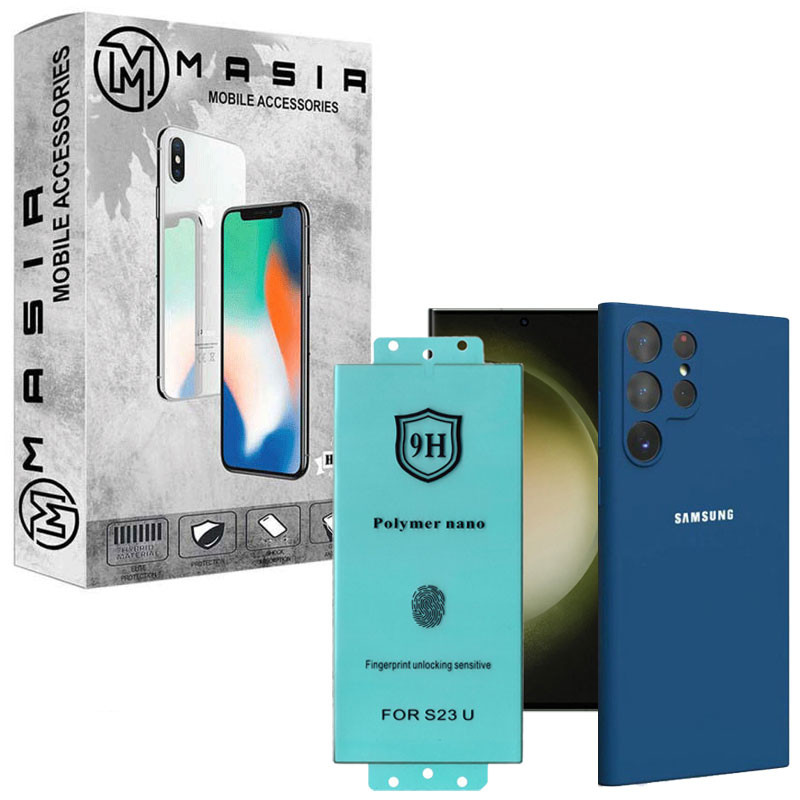 کاور مسیر مدل SILC01m-NP مناسب برای گوشی موبایل سامسونگ Galaxy S23 Ultra به همراه محافظ صفحه نمایش