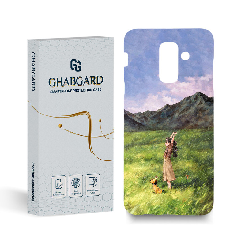 کاور قاب گارد مدل دخترانه مناسب برای گوشی موبایل سامسونگ galaxy A6 plus