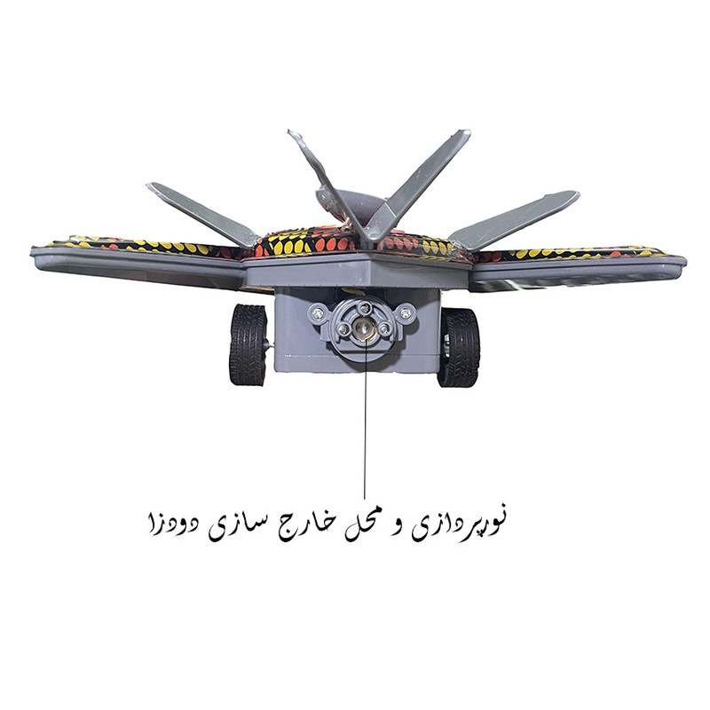 هواپیما بازی کنترلی مدل جت فانتوم دودزا طرح 360 درجه کد 8666