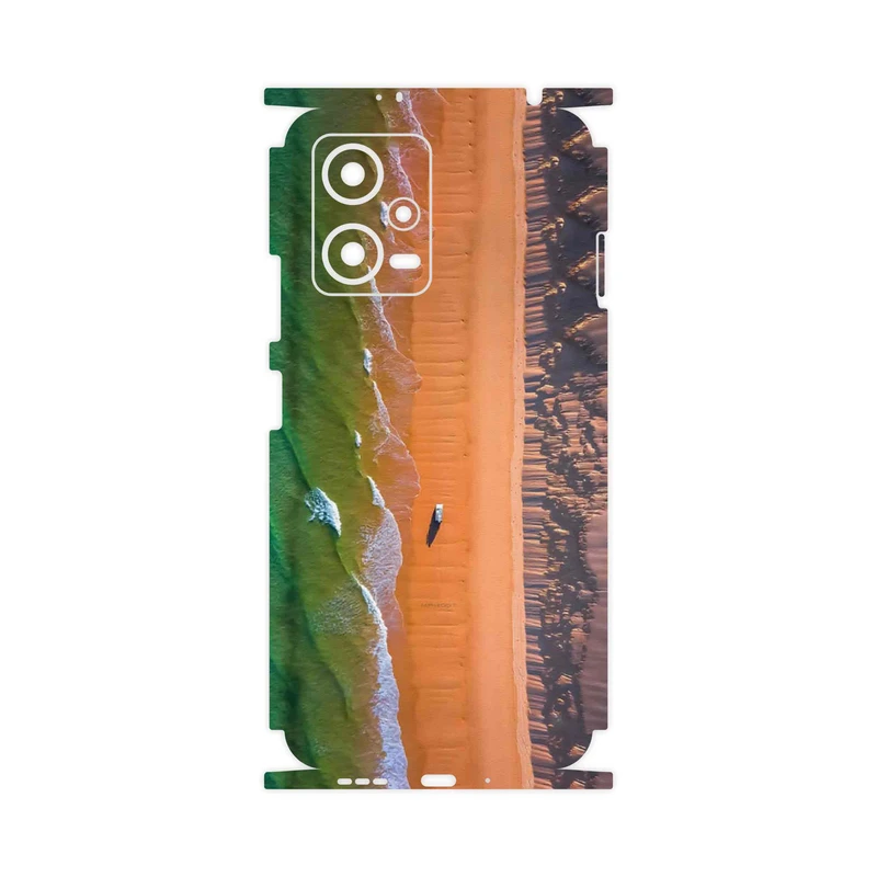 برچسب پوششی ماهوت مدل Beach and Green Sea-FullSkin مناسب برای گوشی موبایل شیائومی Redmi Note 12 5G