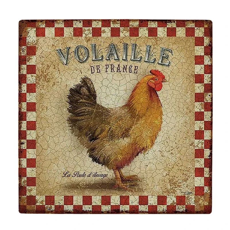 زیر لیوانی  طرح تبلیع کلاسیک مرغ کد    6096719_5224